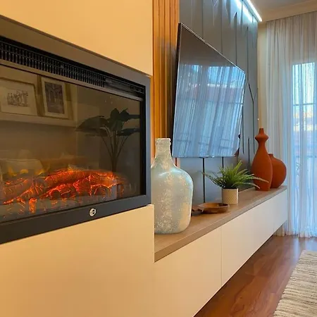 Lujoso Piso Con Chimenea Interior Apartman